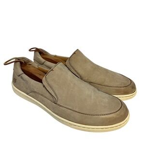 BORN Beige Leather Slip On‎ Casual Shoes Men's 11.5 M